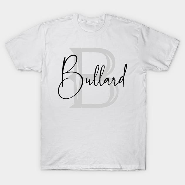 Bullard Second Name, Bullard Family Name, Bullard Middle Name T-Shirt by Huosani